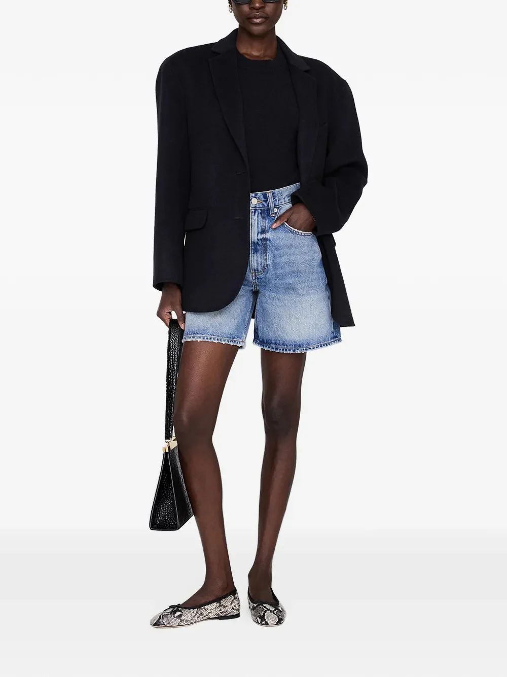 Anine Bing - Shorts in Denim - Image 5