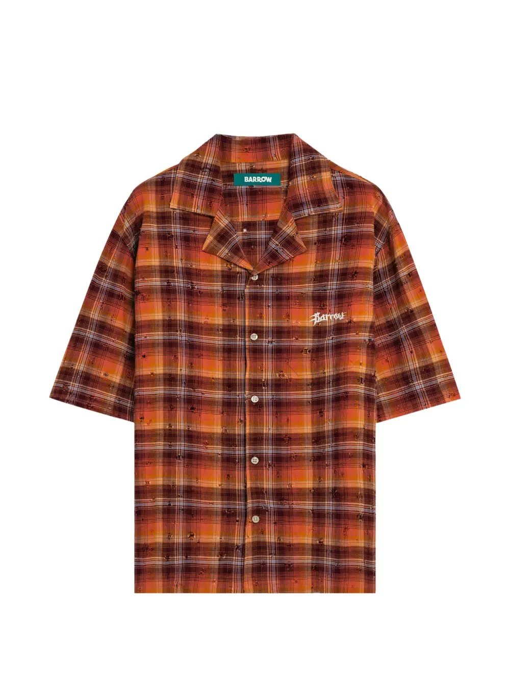 BARROW - Camicia a Maniche Corte Scozzese
