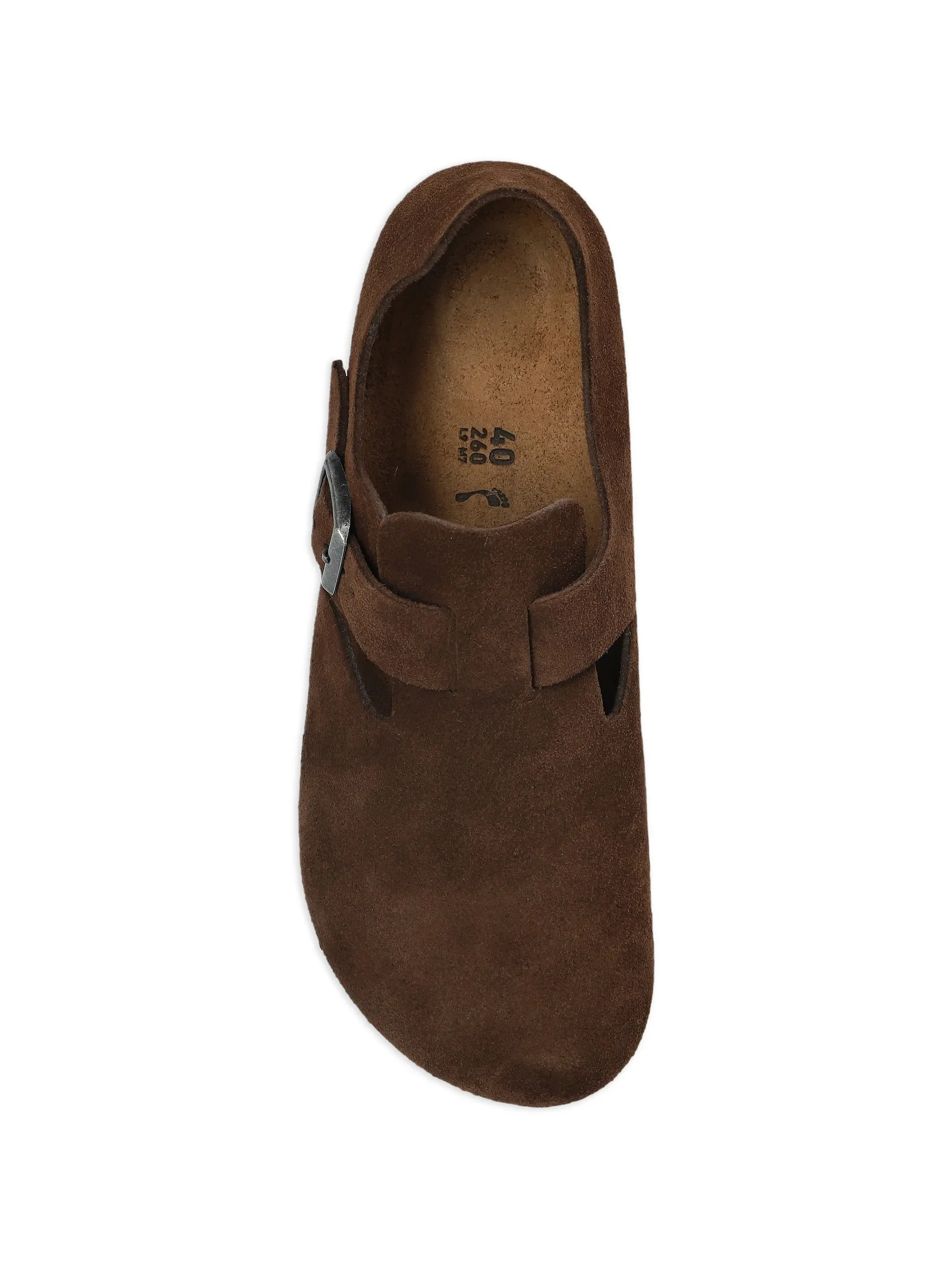 BIRKENSTOCK - Scarpe modello ciabatte in pelle scamosciata - Image 3
