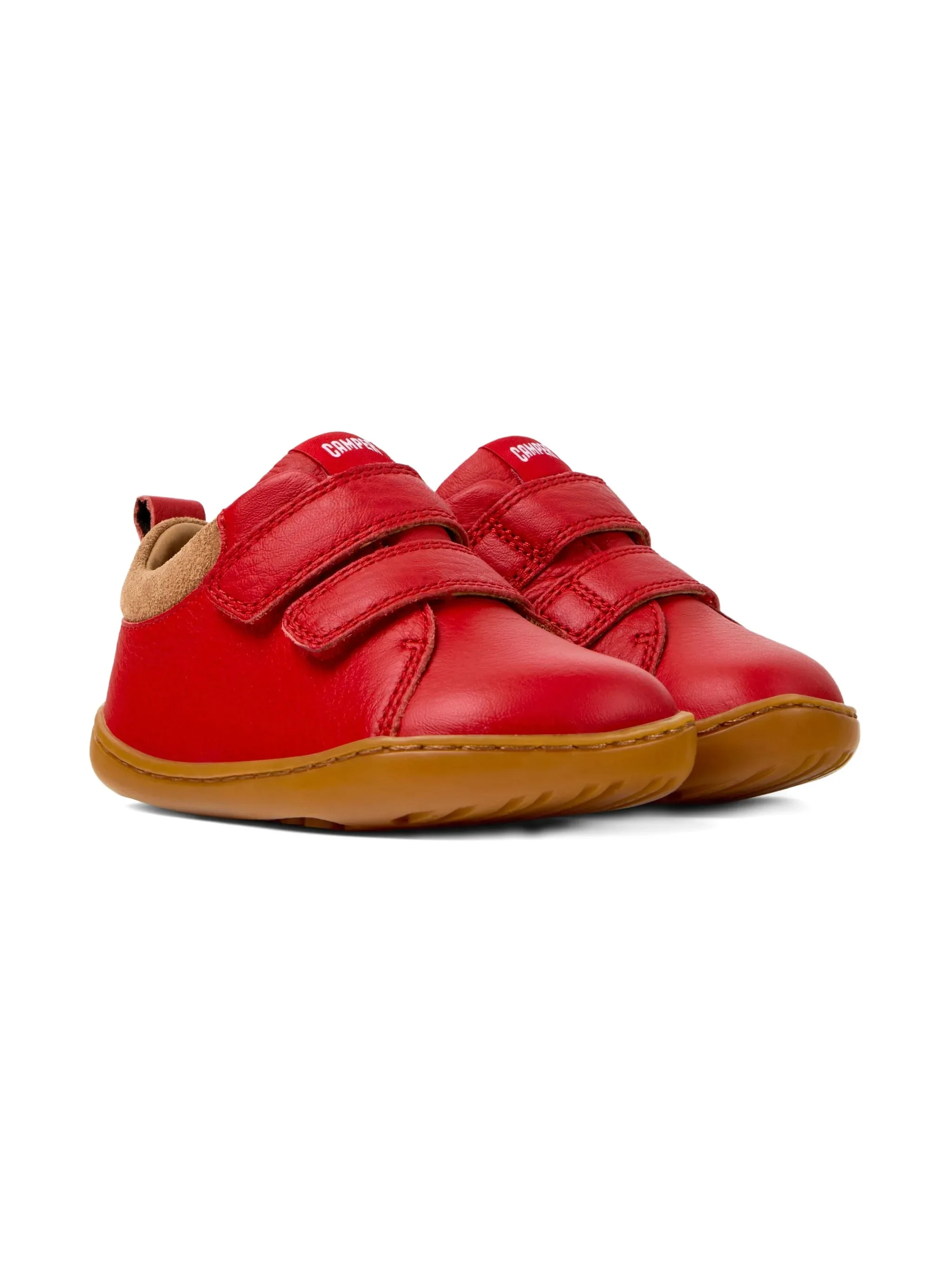 CAMPER KIDS - Sneakers Rosse con Strappi - Image 3