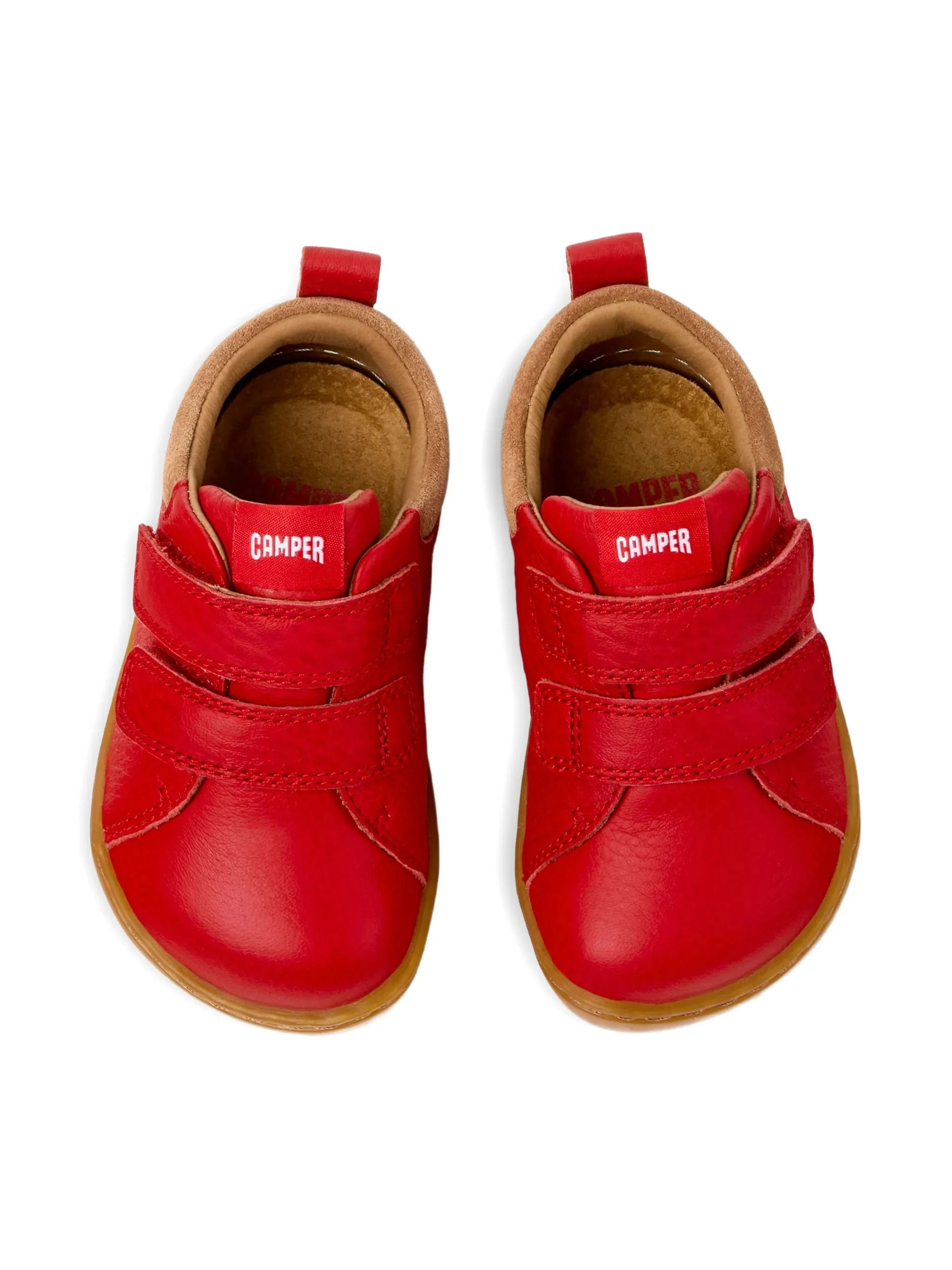 CAMPER KIDS - Sneakers Rosse con Strappi - Image 4