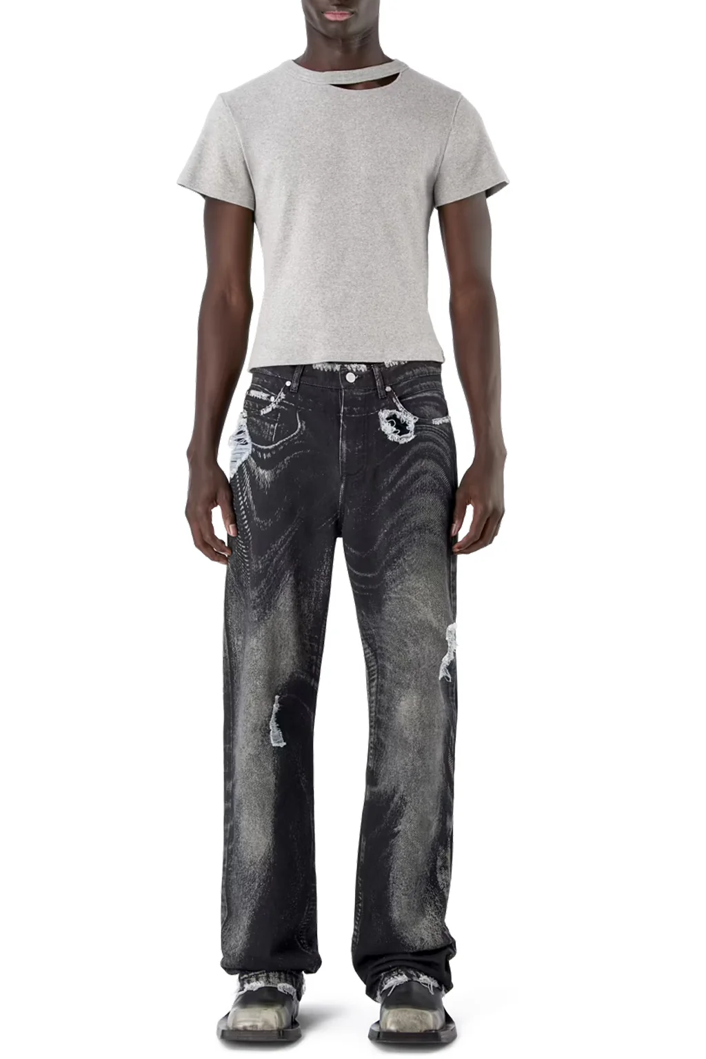 CAMPER LAB - Jeans dal look grintoso - Image 2