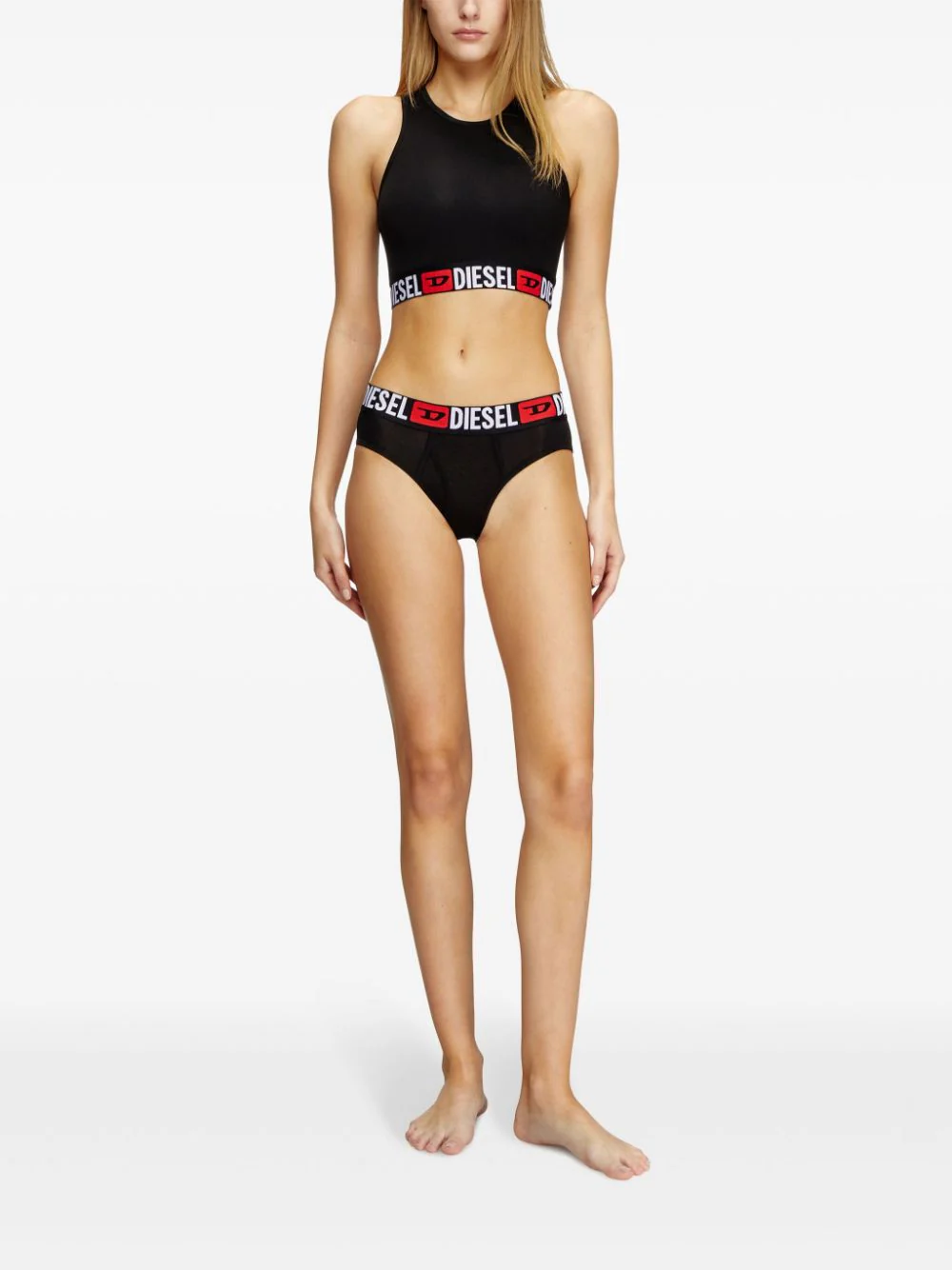 Set di tre slip con maxi logo in vita - Image 4