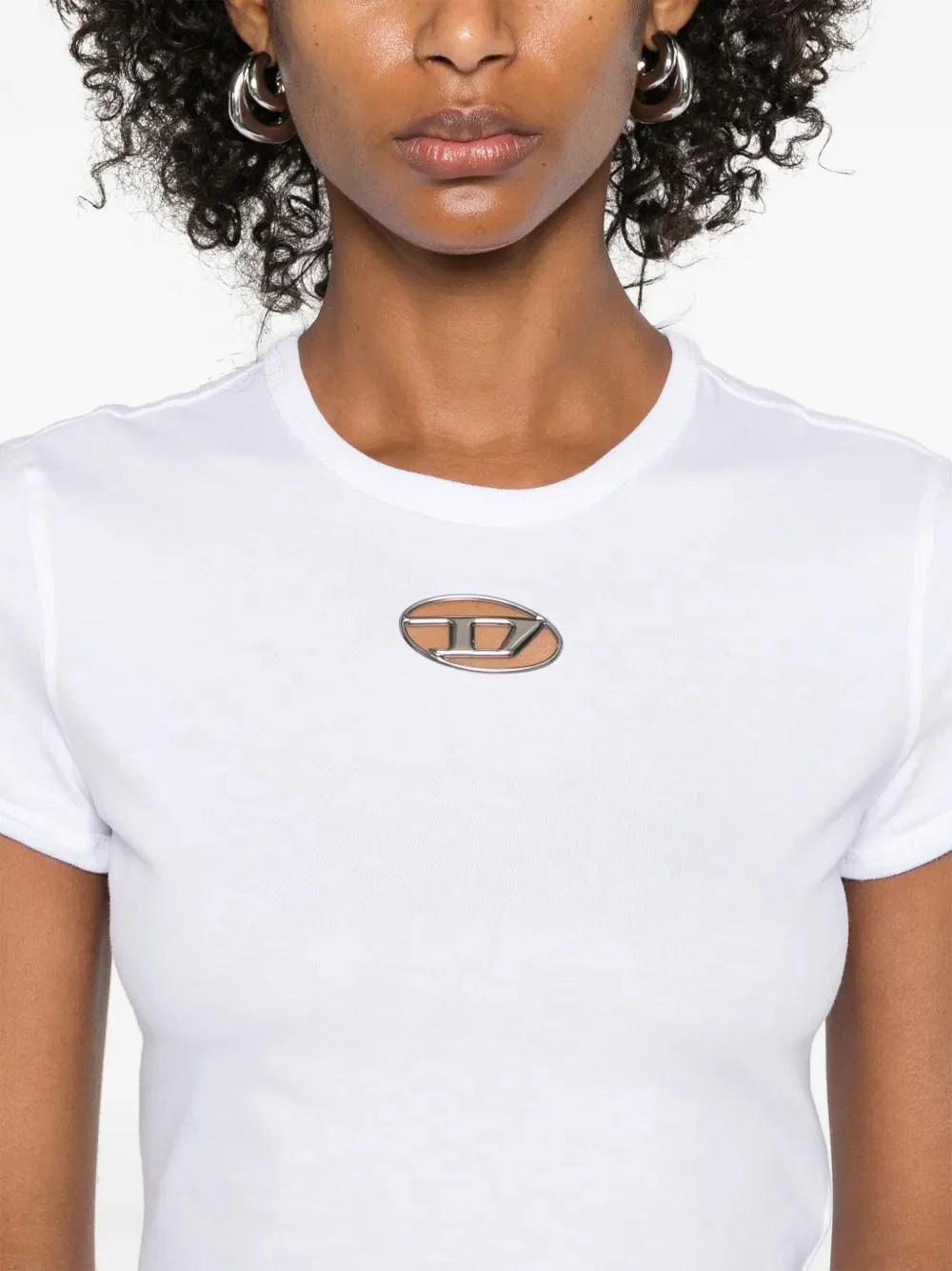 t-shirt  con placca logo - Image 5
