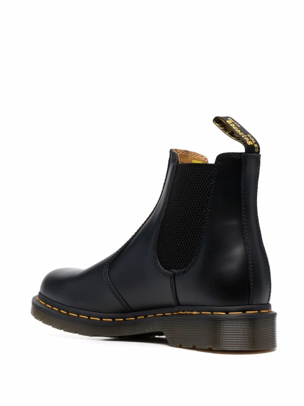 Stivaletti Chelsea di pelle 2976 con cuciture gialle Smooth - Image 4