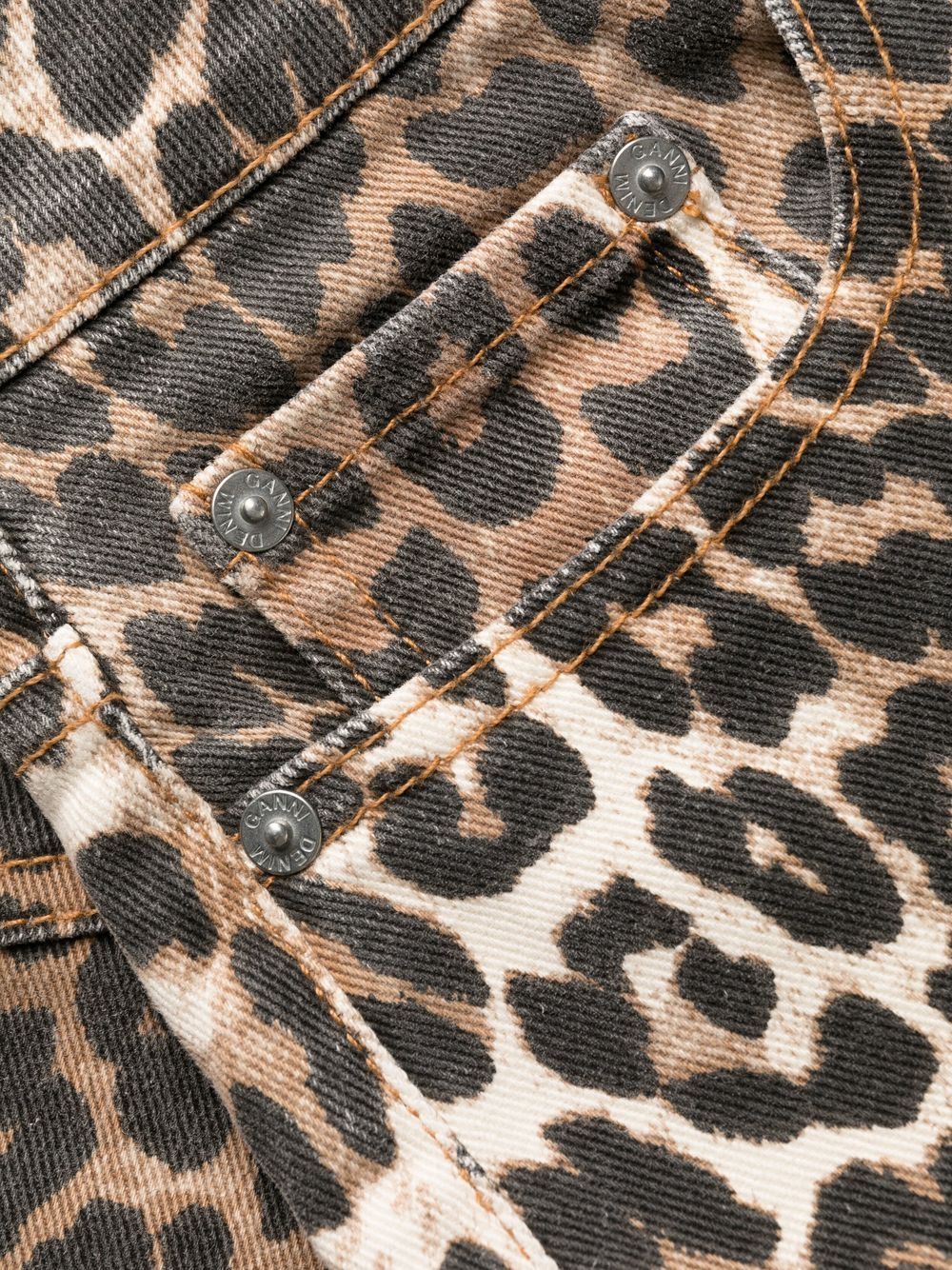 Jeans animalier ganni - Image 7