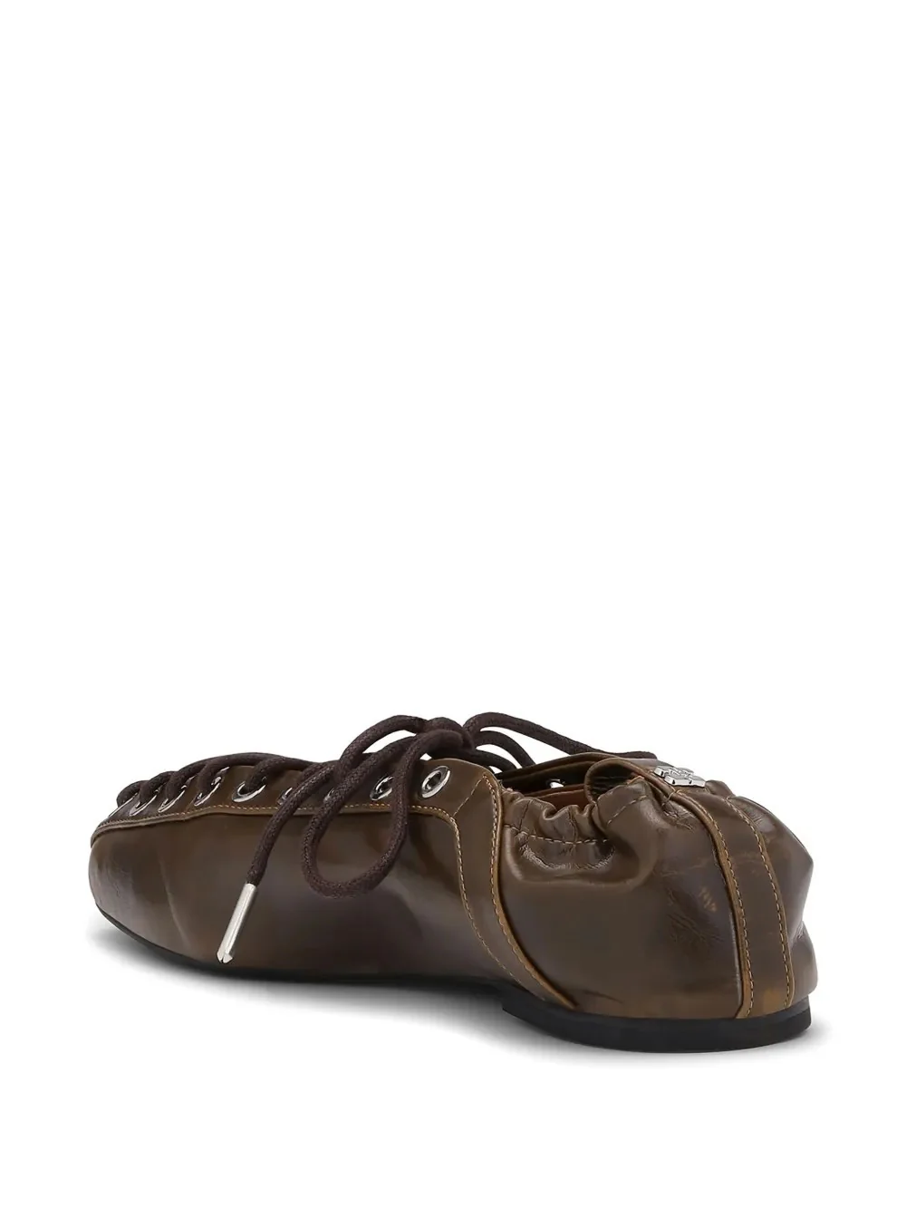 GANNI - Ballerine in pelle - Image 3