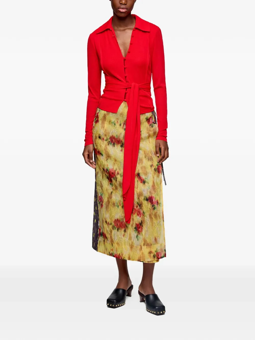 GANNI - Gonna midi shibori - Image 2
