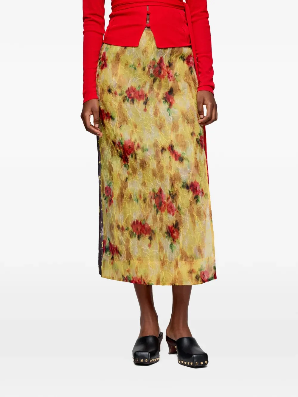 GANNI - Gonna midi shibori - Image 4