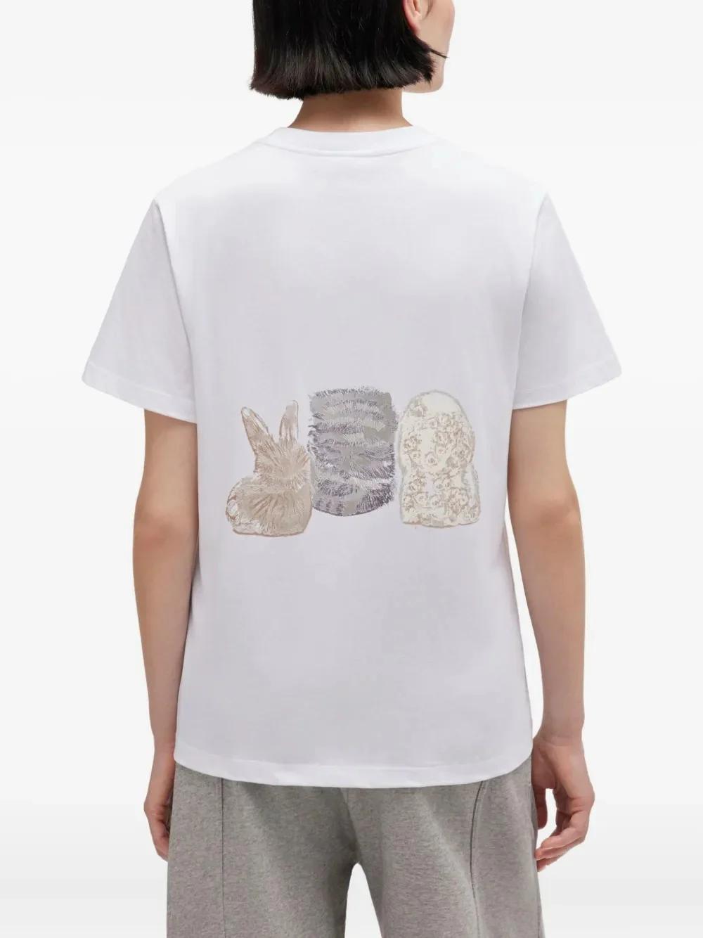 GANNI - T-Shirt con Stampa - Image 3