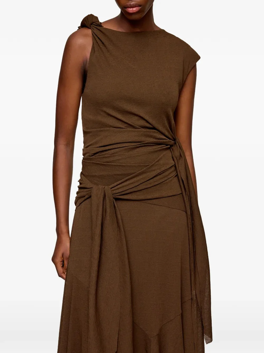 GANNI - Midi dress marl mesh - Image 2