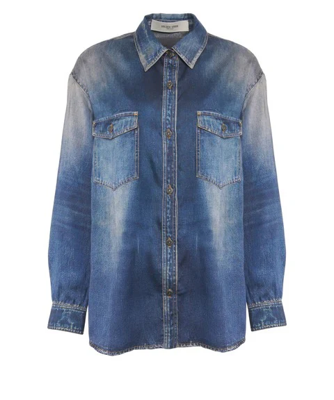 Golden Goose - Camicia journey Denim - Image 4