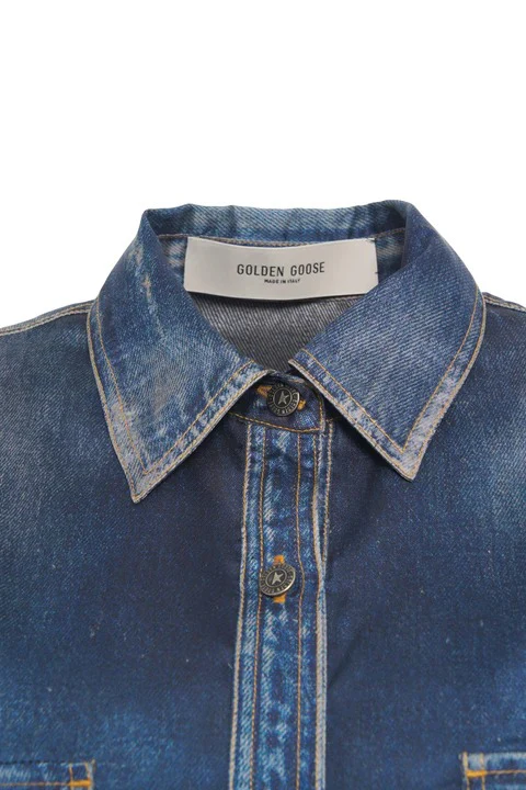Golden Goose - Camicia journey Denim - Image 6