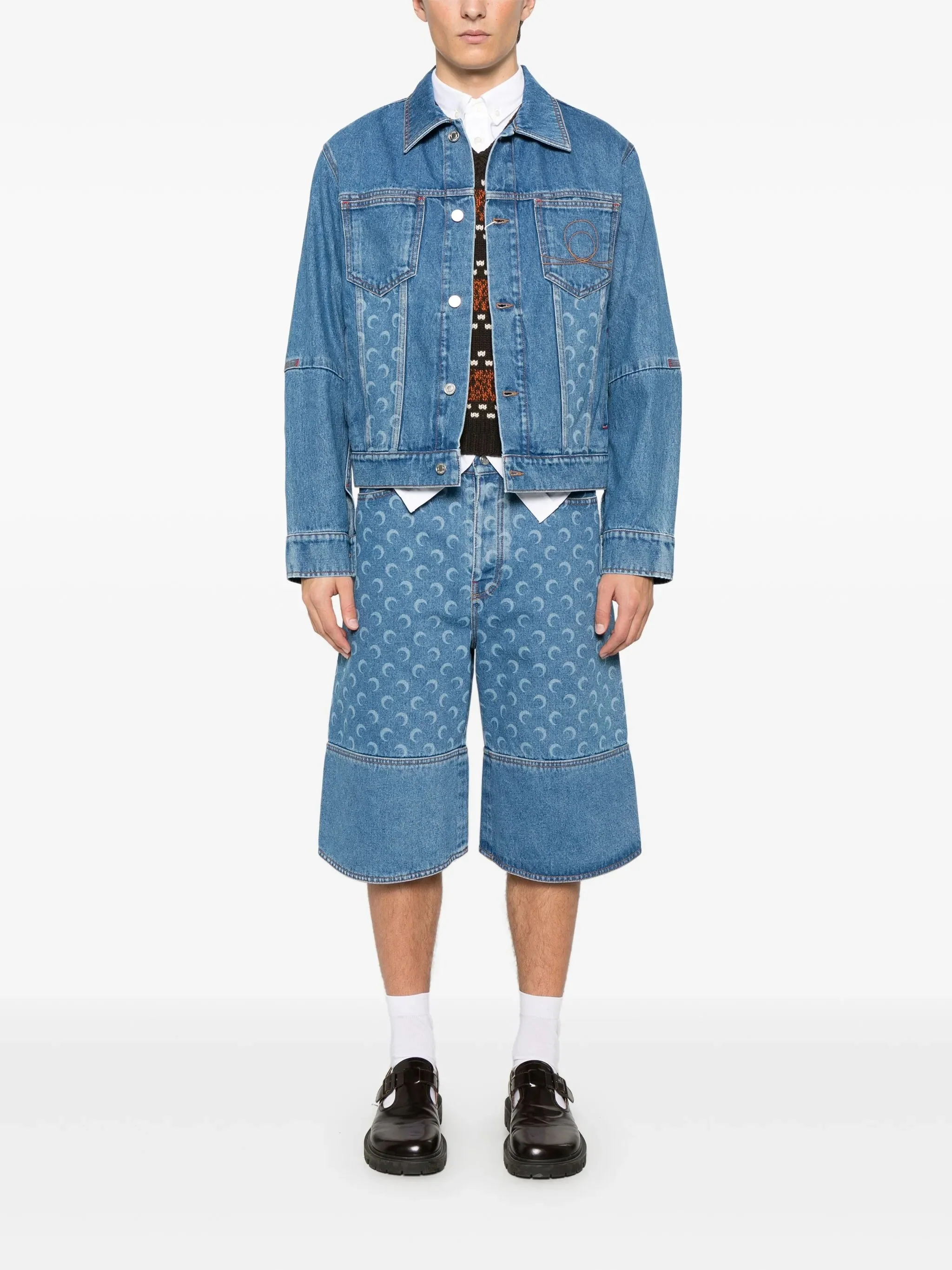 MARINE SERRE Pantaloni Donna - Image 4