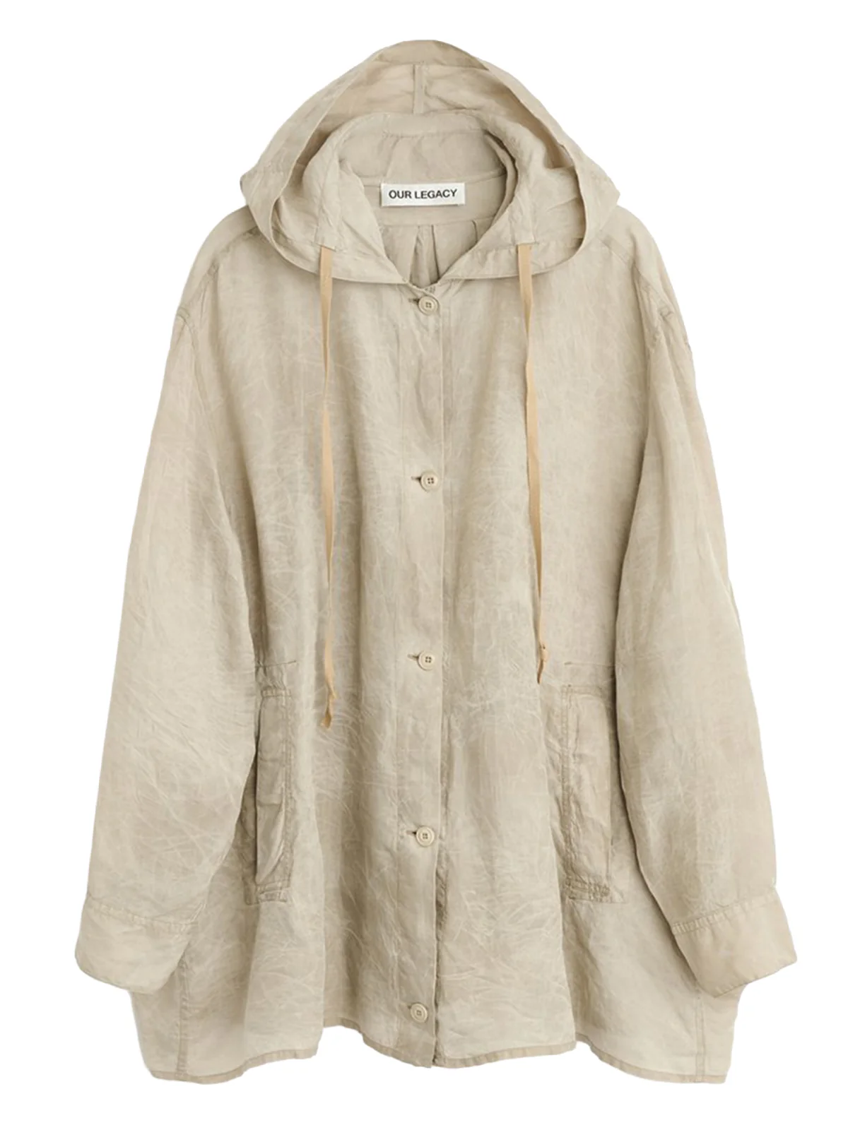 OUR LEGACY - Modello Oversize con Cappuccio