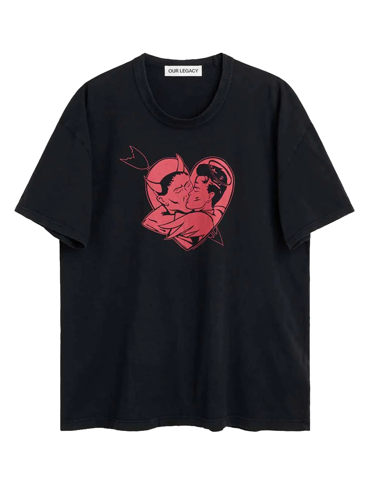 OUR LEGACY - T-Shirt Grafica Cuore