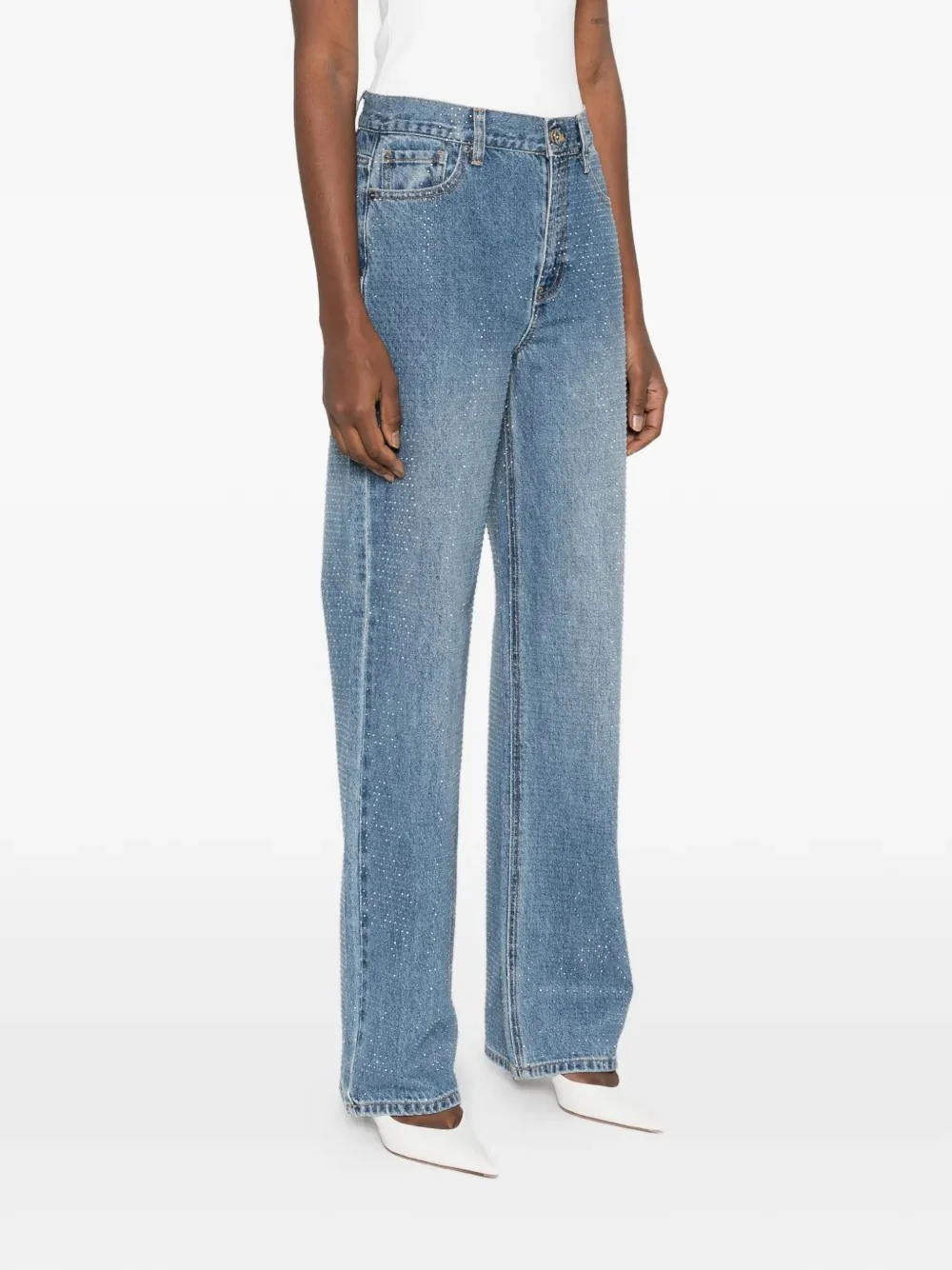 SELF-PORTRAIT: Jeans rhinestone - Image 2