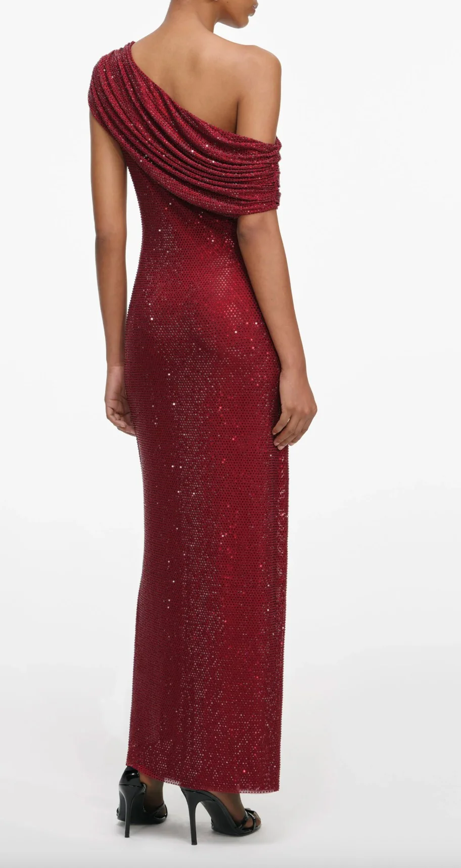 SELF-PORTRAIT - maxi dress rhinestone - Image 4