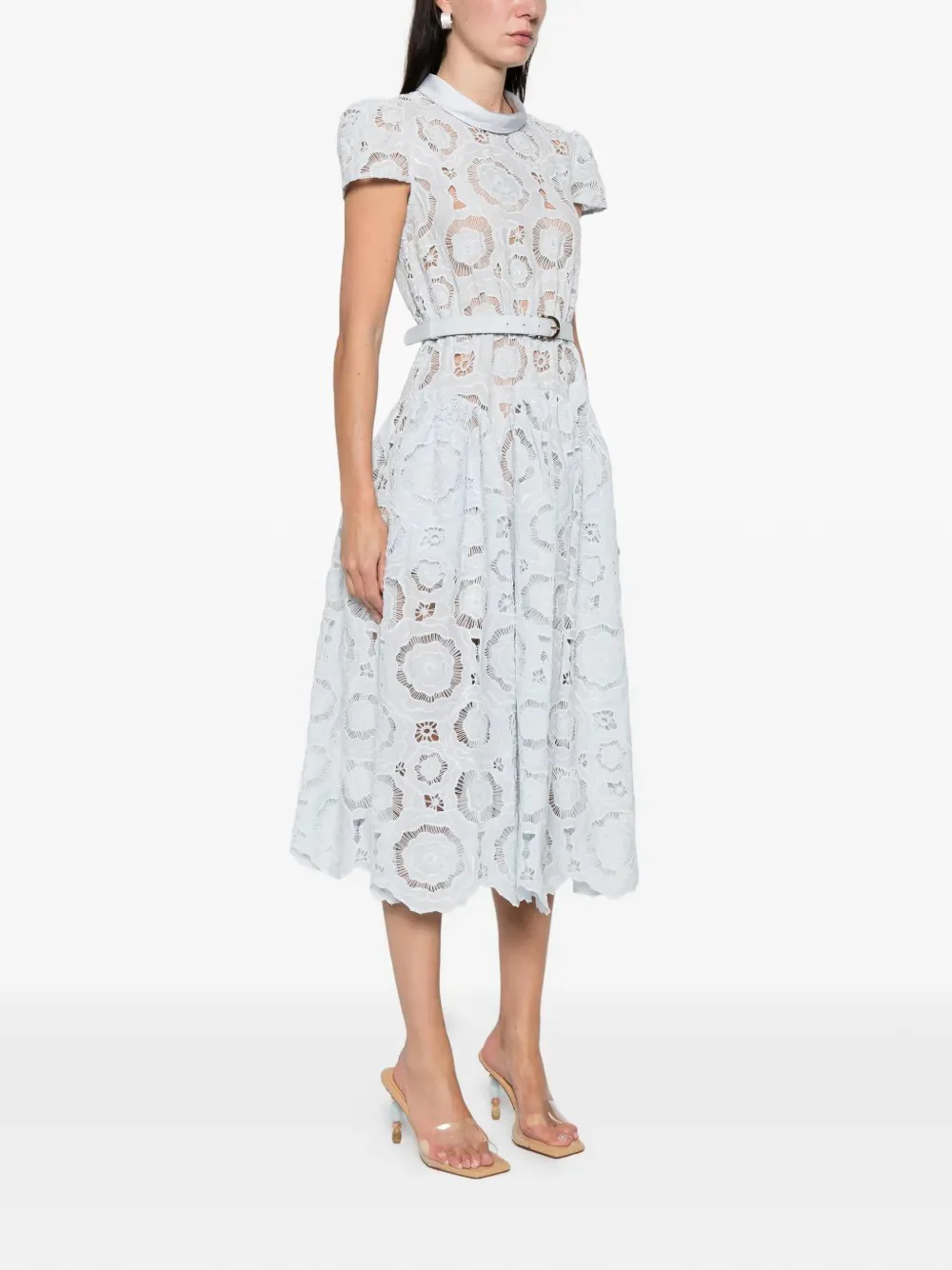 SELF-PORTRAIT - midi dress floral - Image 4