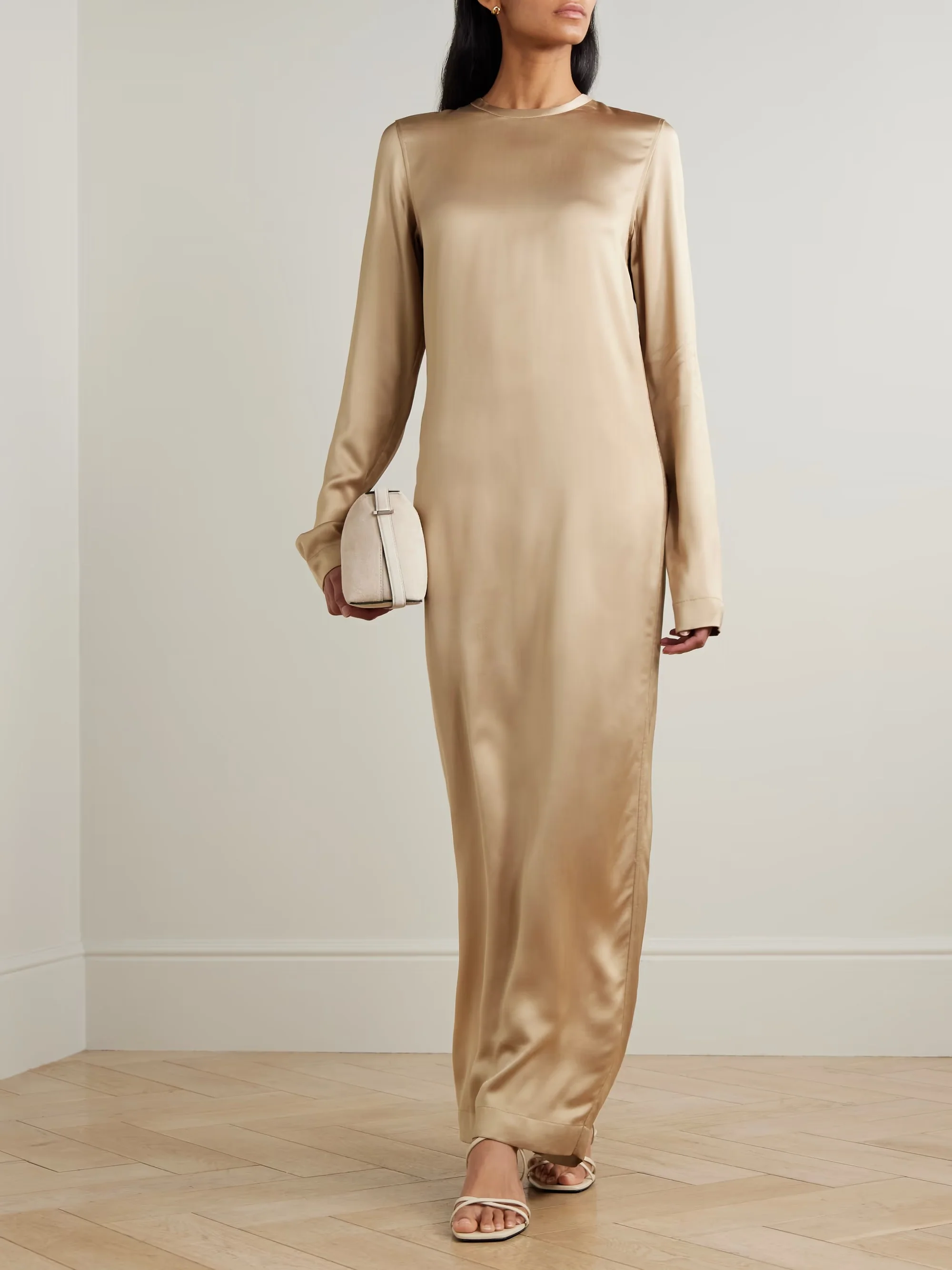 TOTEME - maxi satin dress - Image 5